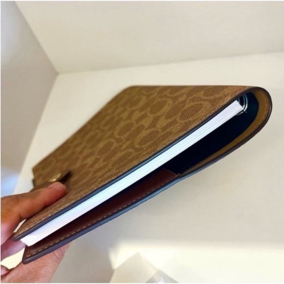 Coach Notebook In Signature Canvas - Picture 4 of 4
